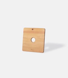 Ξύλινο Τραπεζάκι Ιστού Ομπρέλας Τετράγωνο - Επάνω όψη