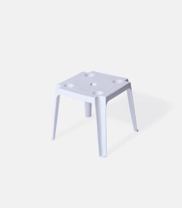 Plastic Umbrella Side Table - Side view