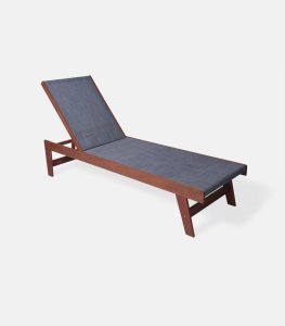 Ξαπλώστρα παραλίας ξύλινη Καλυψώ Balau