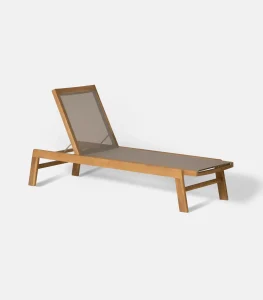 Wooden Beach Sun Lounger Calypso Teak