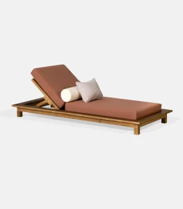 Wooden Beach Sun Lounger Armonia