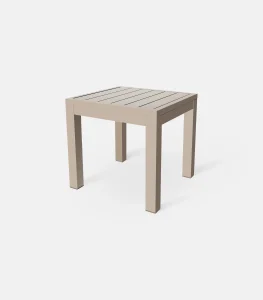 Aluminum Side Table Aelia - Side view