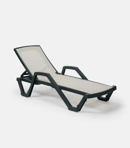 Lida 2 Plastic Beach Sun Lounger