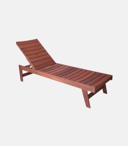 Ξαπλώστρα παραλίας ξύλινη Κλειώ Balau