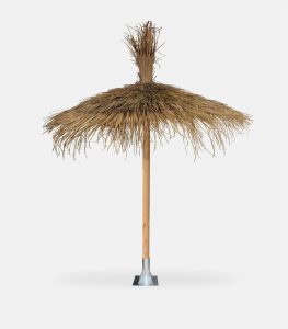 Tropical Beach Umbrella Alang - Alang - Side View