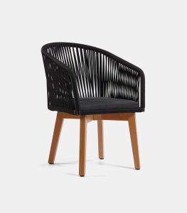 Πολυθρόνα Ρ-28 Ξύλο - Κορδόνι