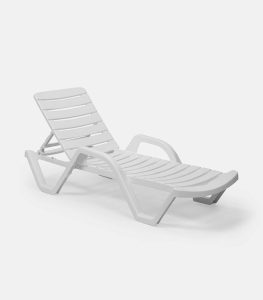 Hydra 2 Plastic Beach Sun Lounger