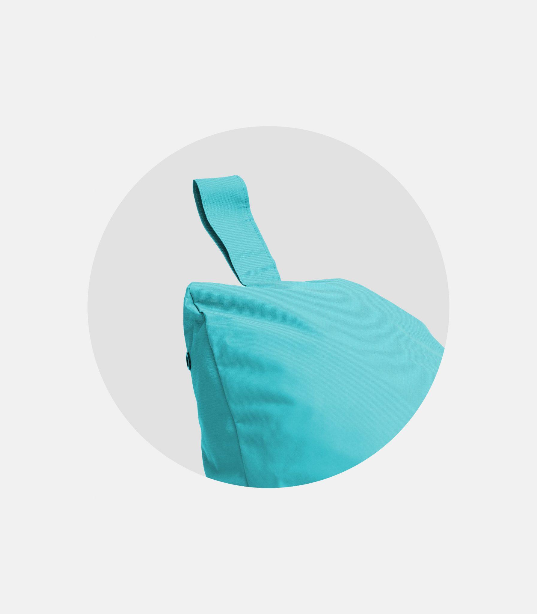 Πουφ Πολυθρόνα Τιρκουάζ