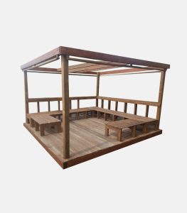 Wooden Gazebo Sunroom