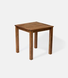 Wooden Table with Fixed Legs