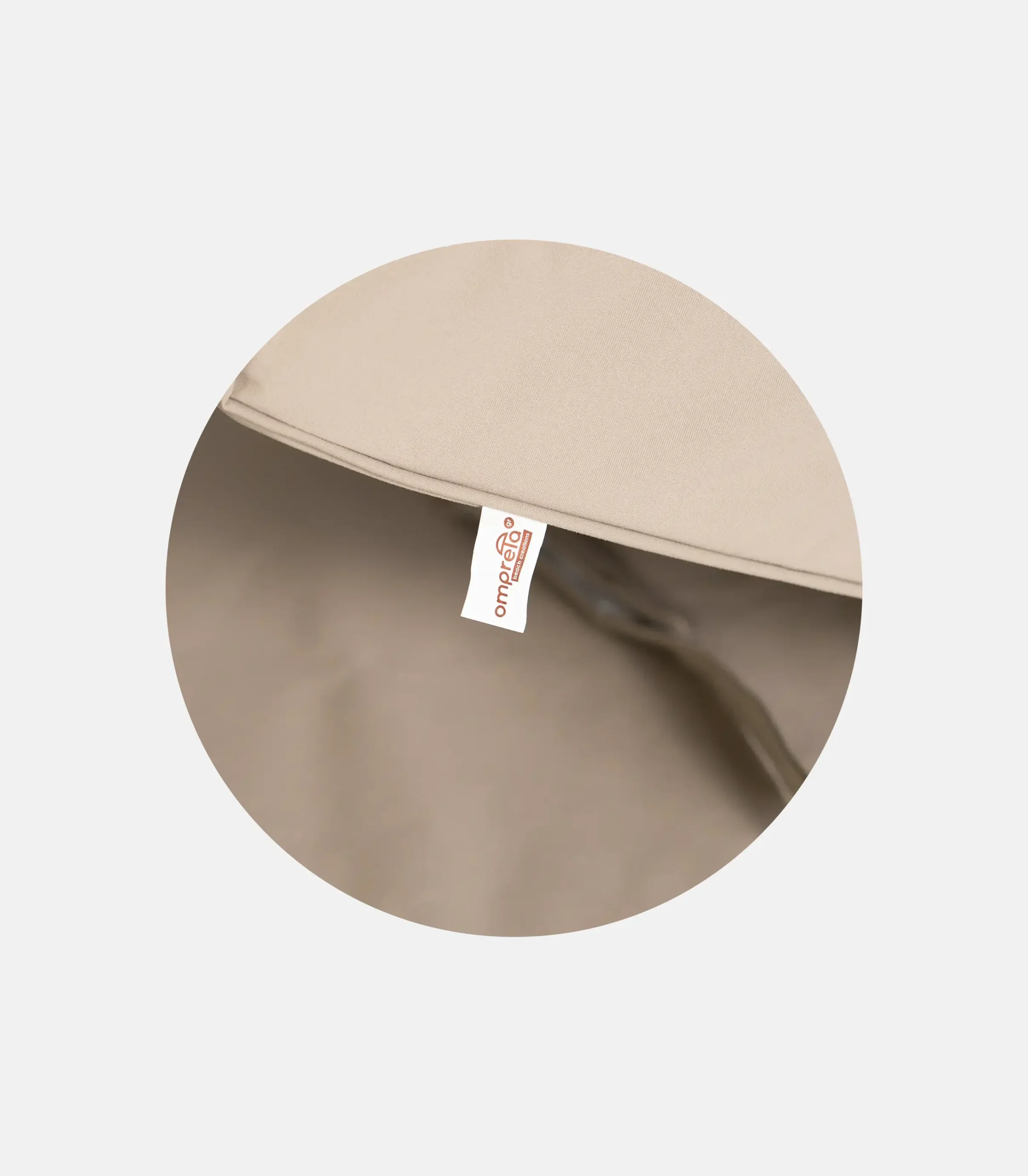 Μαξιλάρι Ξαπλώστρας Ακρυλικό Μόκα