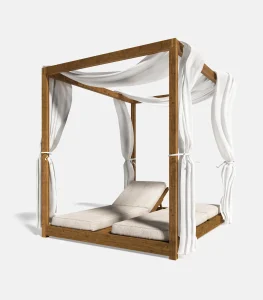 Ξύλινο Κρεβάτι Παραλίας Prive Σταθερό Δανάη