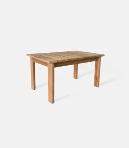 Wooden Side Table Dioni Teak - Side view