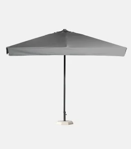 Heavy-duty Aluminum umbrella 3 x 3m with grey acrylic canopy - Interior
