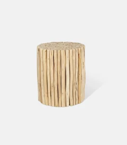 Round Teak Branch Table