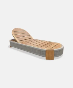 Ξαπλώστρα παραλίας ξύλινη Teak Ερυφίλη