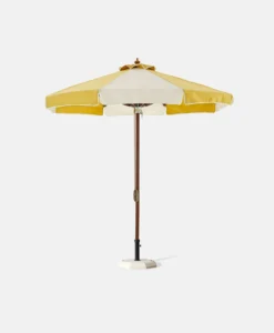Ομπρέλα ξύλινη Φ.2.20 / Φ.2.50m Yellow Cabana